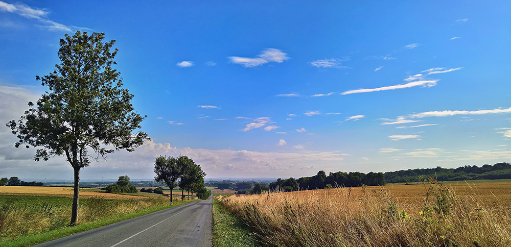 The last few miles of France